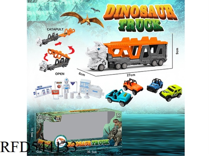 TRICERATOPS CITY FOLDING EJECTION TRAILER
