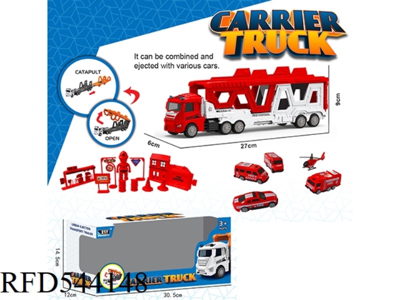 ALLOY FIRE FOLDING EJECTION TRAILER