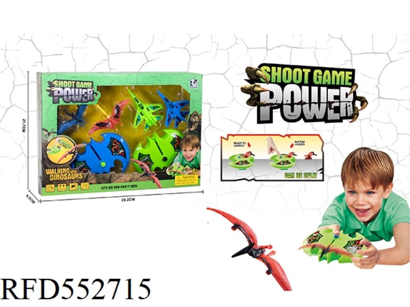 DINOSAUR SET AIRCRAFT LAUNCHER