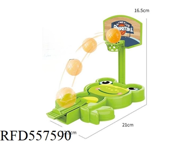 FROGS BOUNCE BASKETBALLS