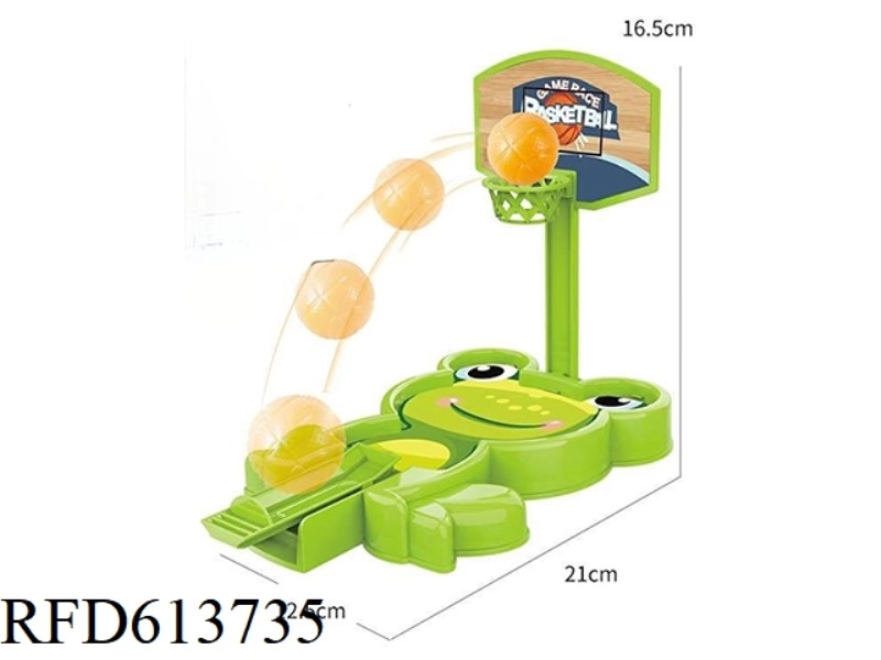 FROGS BOUNCE BASKETBALLS