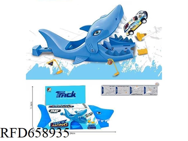 CATAPULT SHARK TRACK (WITH CAR + ACCESSORIES)