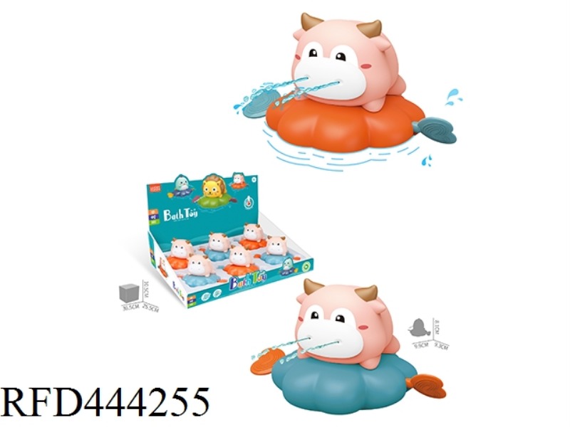 WATER SPLASHING CALVES IN PULL BATHROOM (WATER TEMPERATURE TEST) (6 / BOX)