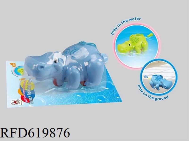 DRAWSTRING HIPPOPOTAMUS