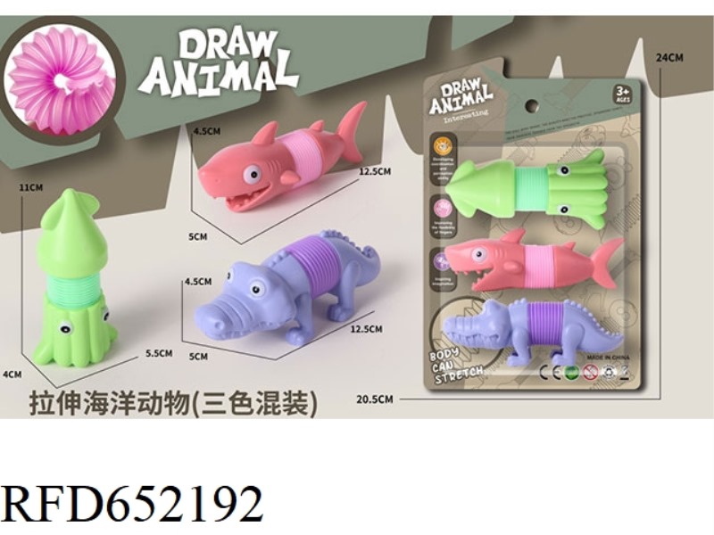 STRETCH MARINE ANIMAL 3 MIXED