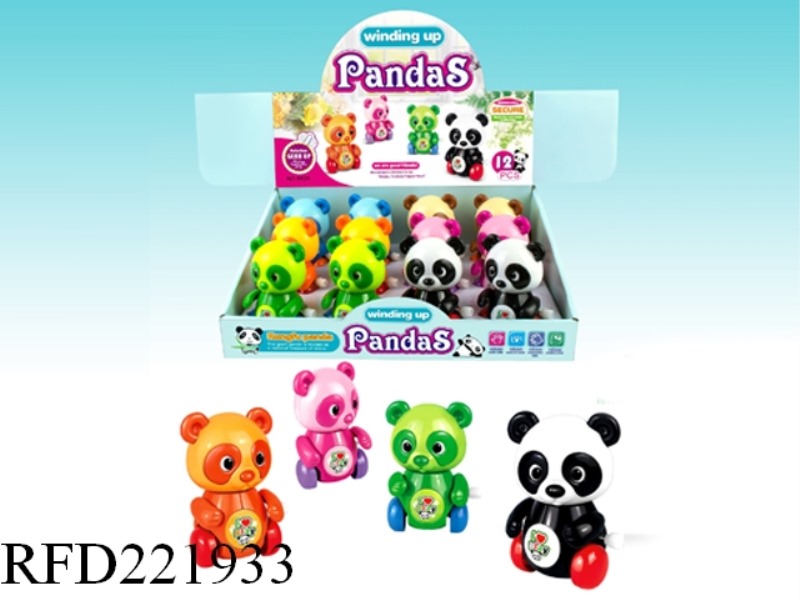 WIND UP RUNNING PANDA 12PCS