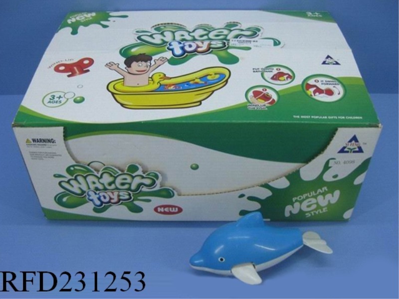 WIND UP SWIMMING DOLPHINS 12 PCS