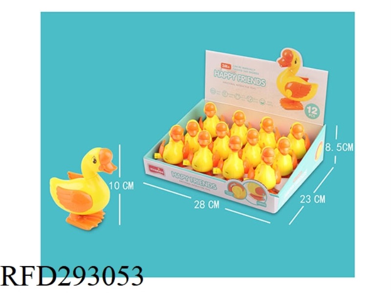 CARTOON WIND UP JUMP GOOSE 12 PCS