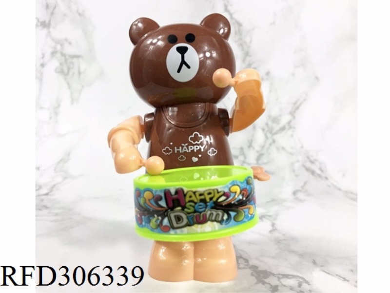 UP CHAIN SWING DRUM BROWN BEAR