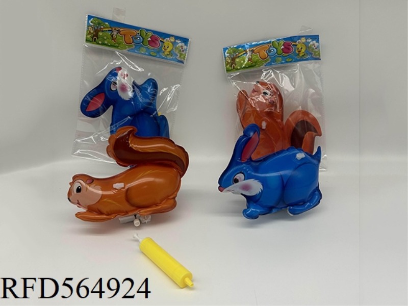AMPHIBIOUS SQUIRREL/RABBIT WITH INFLATABLE CHAIN