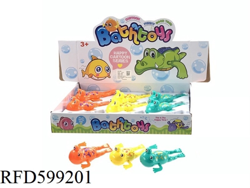 9 HAND-PRESSED BB WHISTLES ON CHAIN SWIMMING FROGS