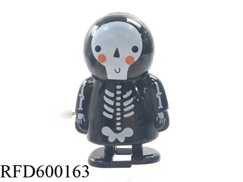 HALLOWEEN EASTER WIND-UP TOY CHAIN WALKING BONE GHOST