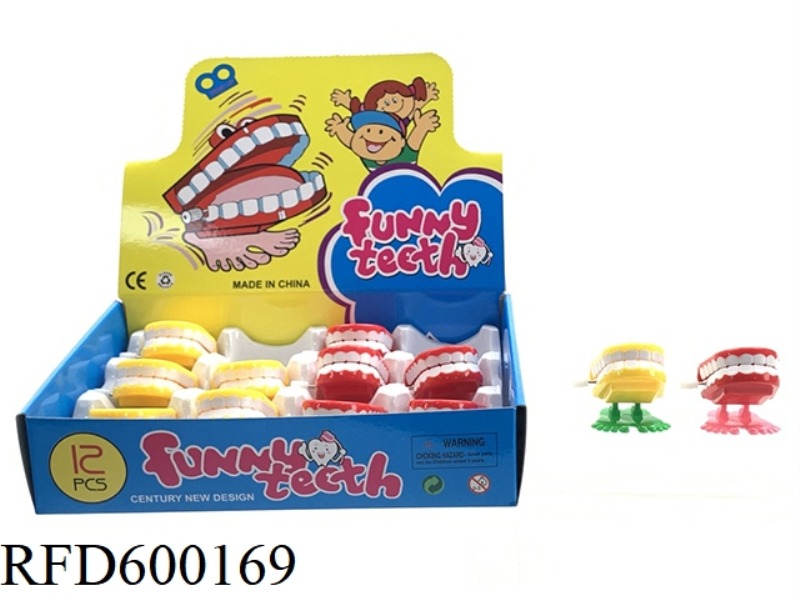 HALLOWEEN CHAIN JUMP TEETH 12PCS