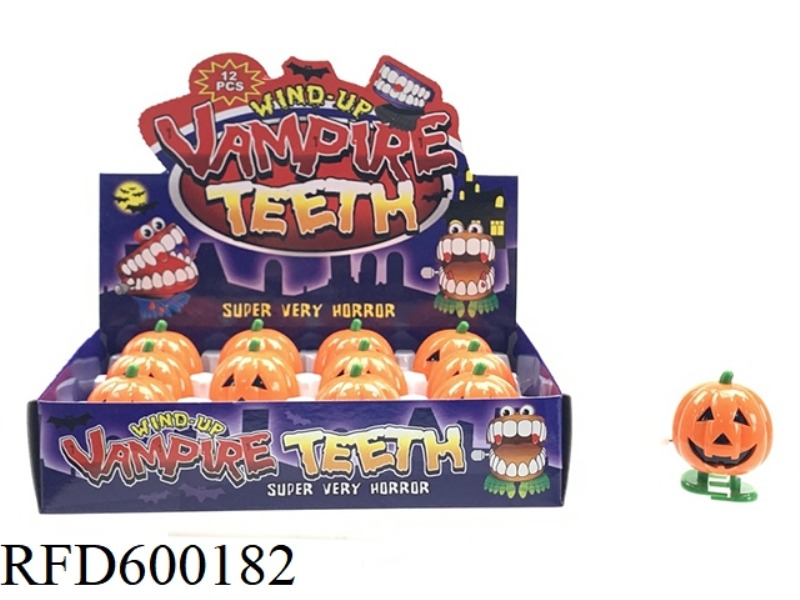 CHAIN WALKING HALLOWEEN PUMPKIN 12PCS