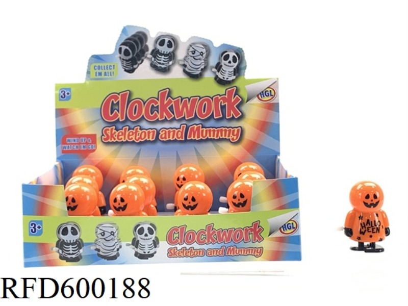 CHAIN WALKING PUMPKIN MAN 12PCS