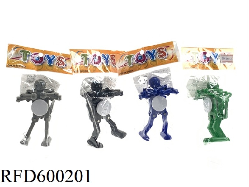 THREE KINDS OF CHAIN DANCING ROBOT RED, BLUE, GREEN (ABS MATERIAL) (MOQ 10,000 PIECES PER COLOR)