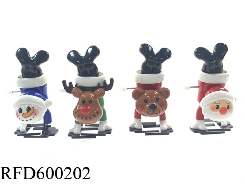 INVERTED CHAIN SANTA CLAUS SNOWMAN PENGUIN BEAR FOUR