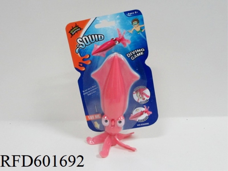 DIVING OCTOPUS ON CHAIN