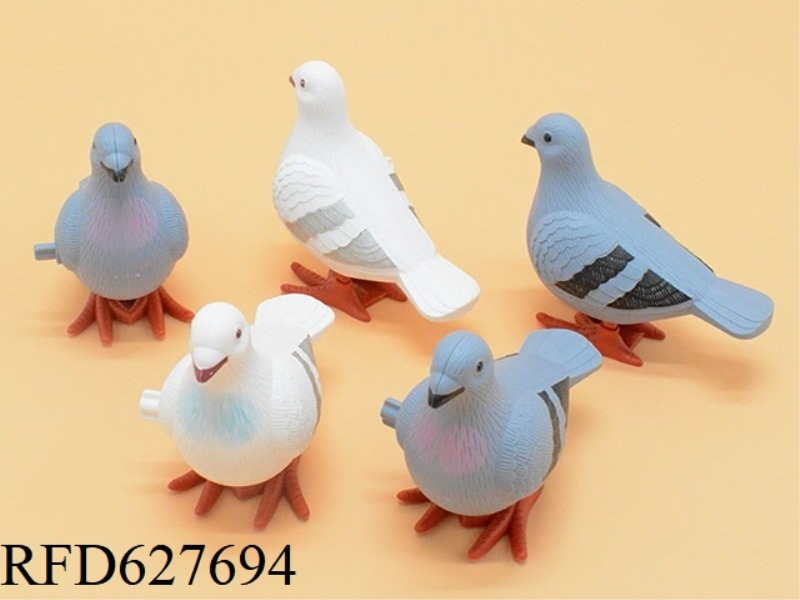 JUMPING PIGEON ON CHAIN