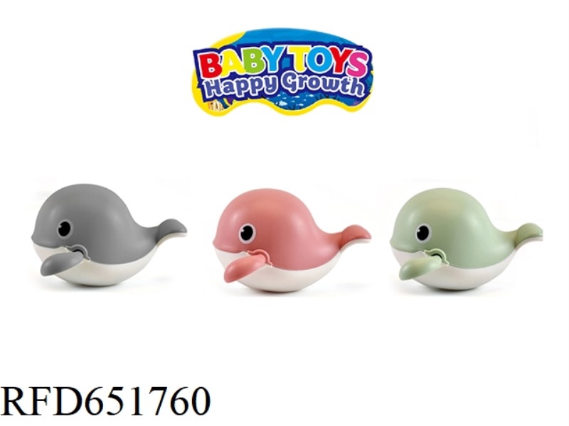 UP CHAIN SWIMMING WHALE