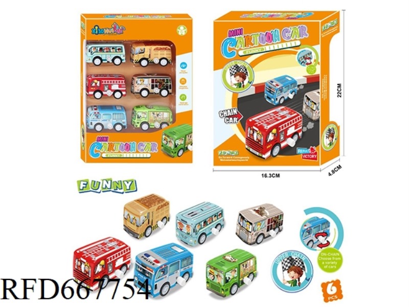 YIZHI WINDING CAR (6PCS)