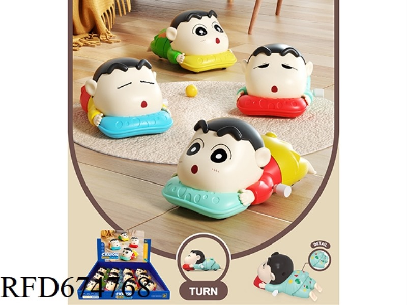12 PIECES OF CRAWLING BABY TOYS ON THE CHAIN