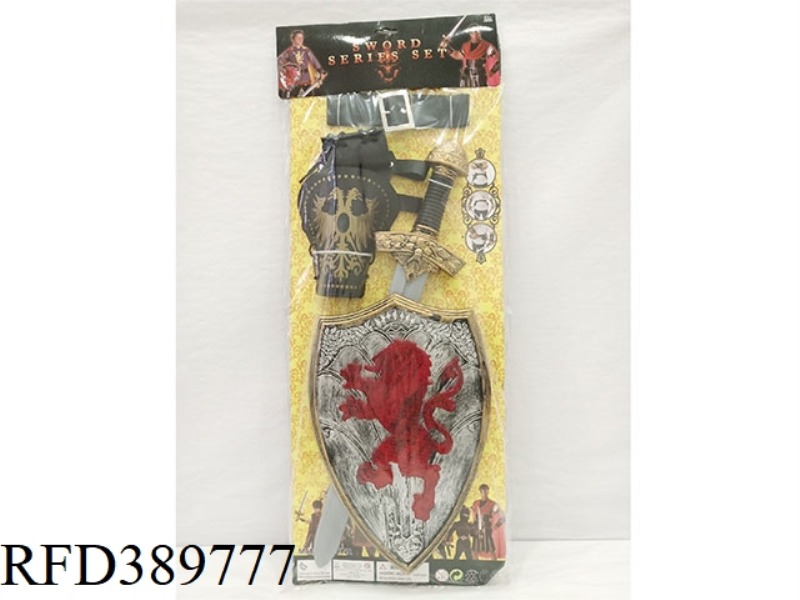 SAMURAI SWORD AND SHIELD ROLE PLAYING SET NO FUNCTION