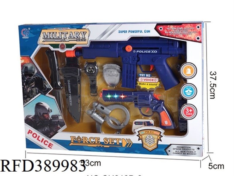 (GCC) POLICE KIT (LIGHT & SOUND KIT AG13*3)