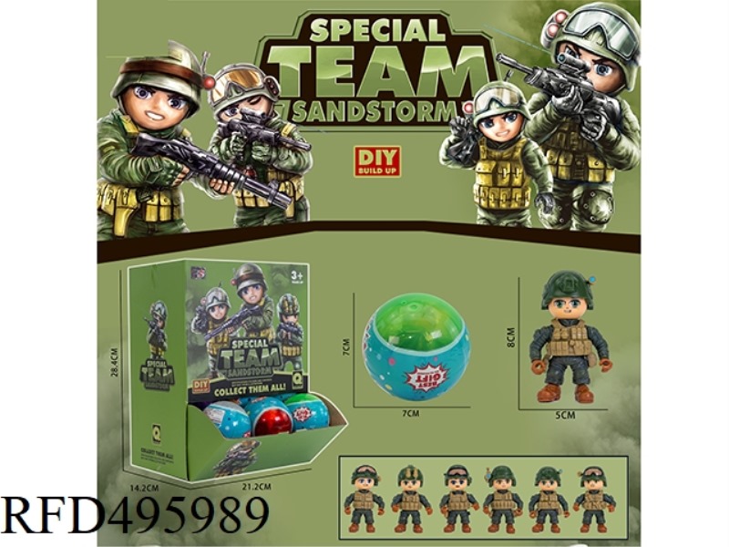 ASSEMBLED SPECIAL FORCES 24PCS