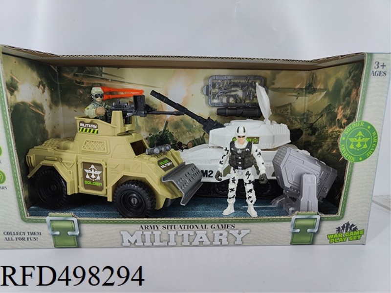 THE MILITARY SUIT COMES WITH A CATAPULT MISSILE