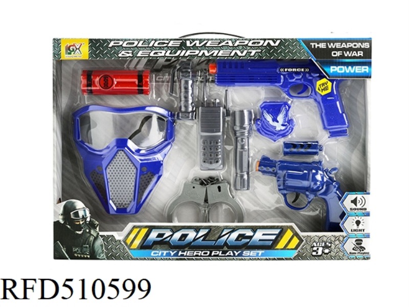 EIGHT-TONE POLICE SET 10PCS