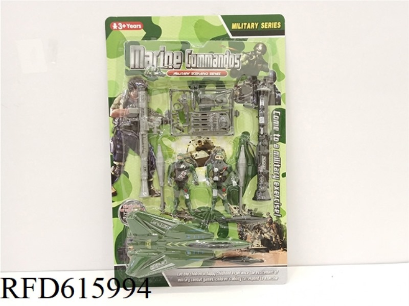 2 SMALL SOLDIER + FIGHTER + CATAPULT GUN