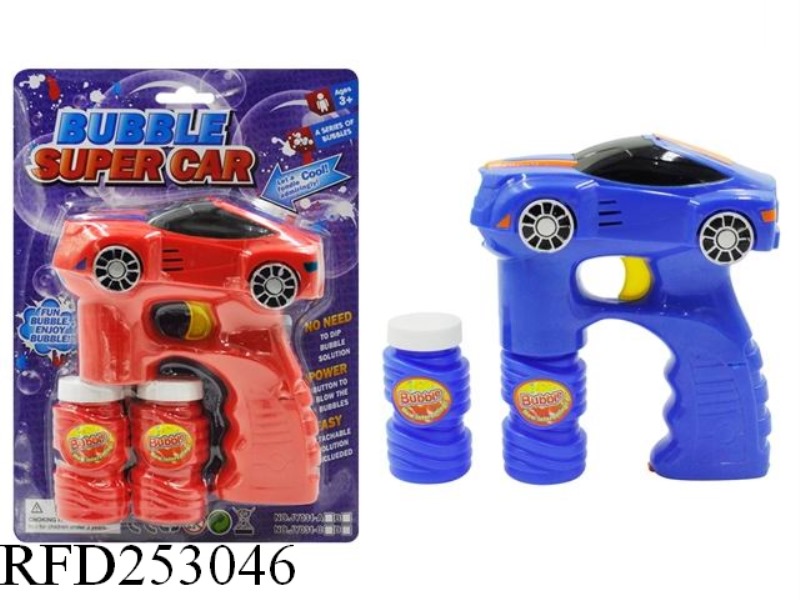 B/O BUBBLE GUN WITH LIGHT(DOUBLE BUBBLE WATER)