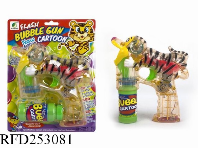 B/O BUBBLE GUN WITH LIGHT AND MUSIC(SINGLE BUBBLE WATER)