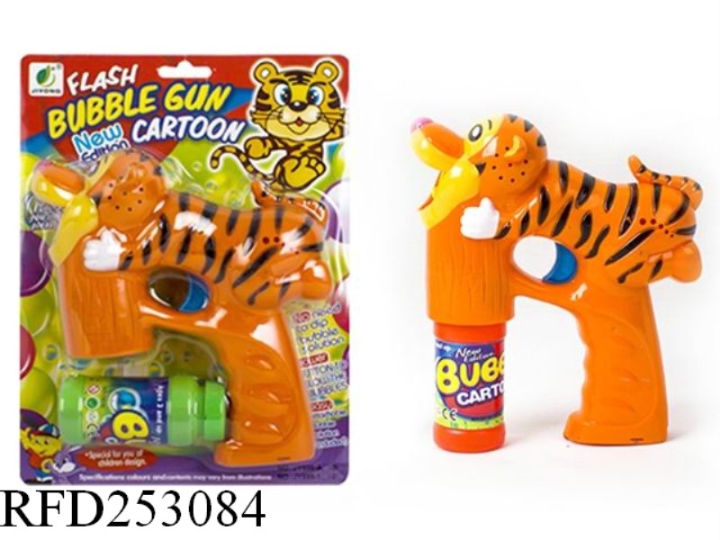 B/O BUBBLE GUN WITH LIGHT(SINGLE BUBBLE WATER)