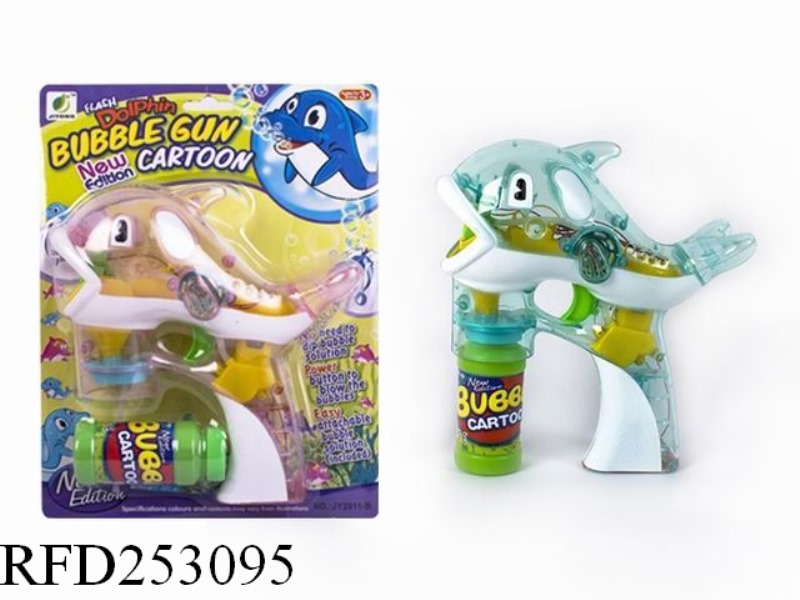 B/O BUBBLE GUN WITH LIGHT AND MUSIC(SINGLE BUBBLE WATER)