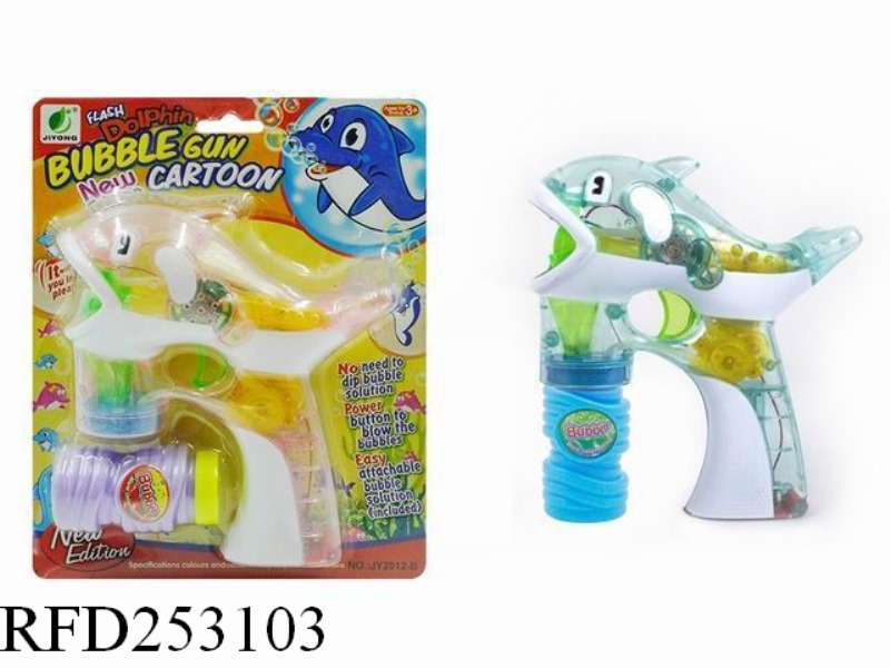 B/O BUBBLE GUN WITH LIGHT AND MUSIC(SINGLE BUBBLE WATER)