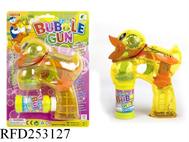 B/O BUBBLE GUN WITH LIGHT AND MUSIC(DOUBLE BUBBLE WATER)