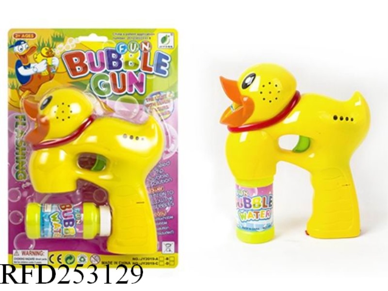 B/O BUBBLE GUN WITH LIGHT AND MUSIC(SINGLE BUBBLE WATER)