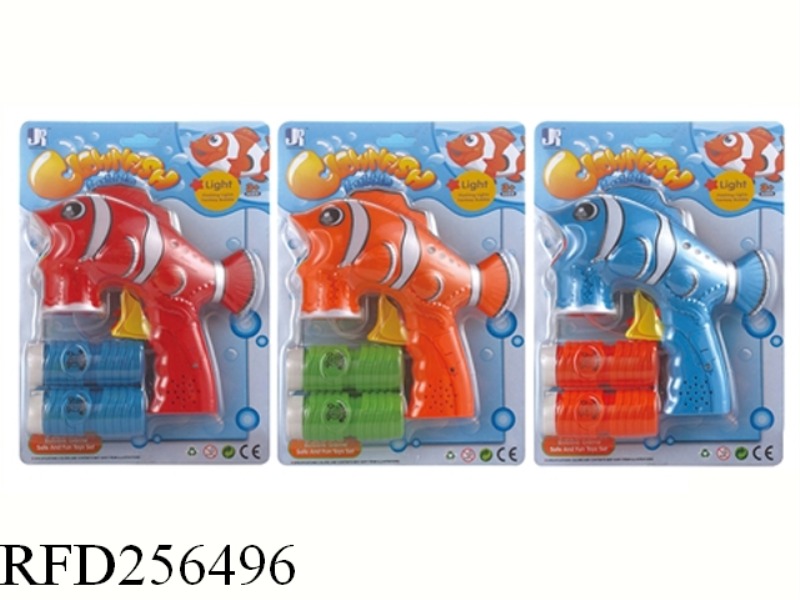 REAL COLOR SPRAY CLOWN FISH AUTOMATIC BUBBLE GUN