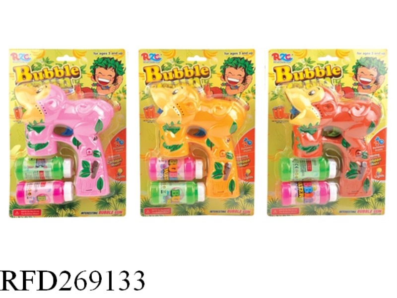 B/O MONKEY BUBBLE GUN WITH LIGHT AND MUSIC