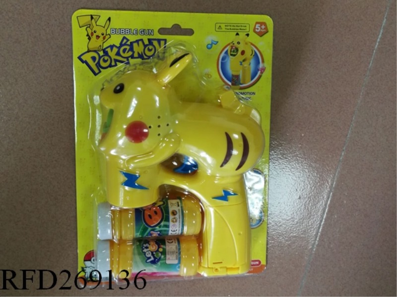 B/O BUBBLE GUN WITH LIGHT AND MUSIC