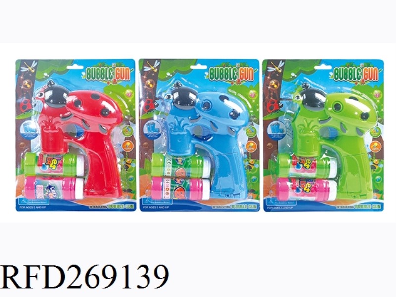 B/O BUBBLE GUN WITH LIGHT AND MUSIC