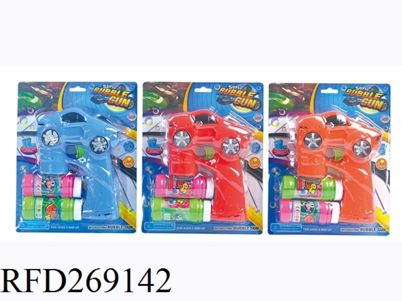 B/O BUBBLE GUN WITH LIGHT AND MUSIC