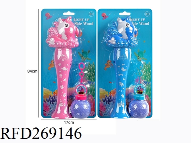 DOLPHIN BUBBLE STICK WITH LIGHT AND MUSIC