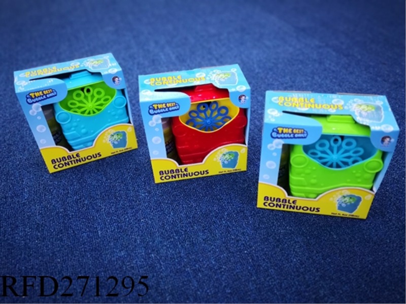BUBBLE MACHINE WITH 120ML BUBBLE WATER
