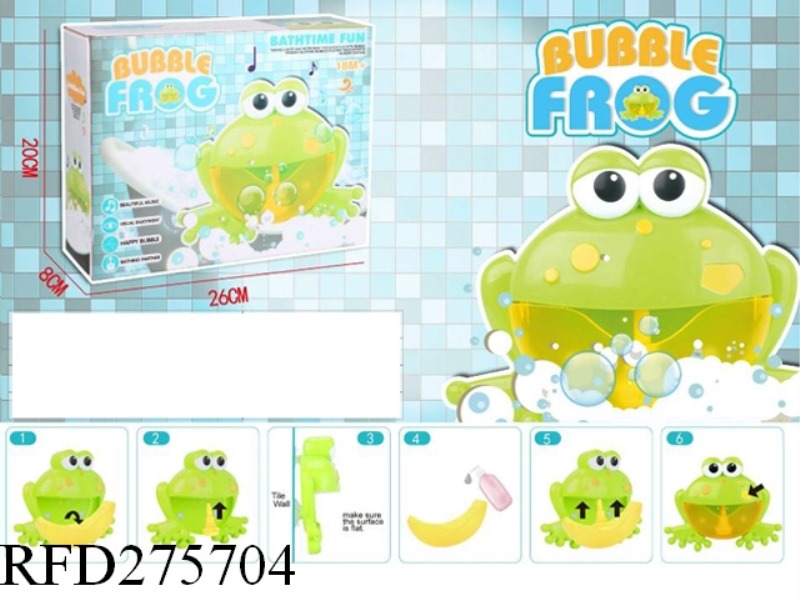 BUBBLE FROG WITH MUSIC