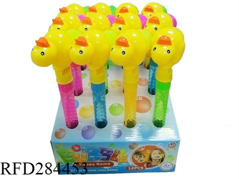 RING HAMMER DUCK BUBBLE STICK(12 PCS)