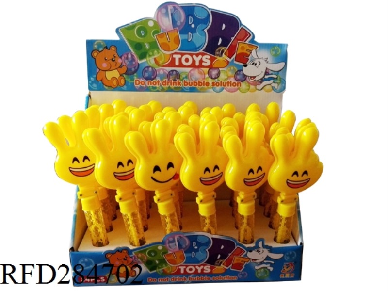 HAND ON BUBBLE STICK(24 PCS)