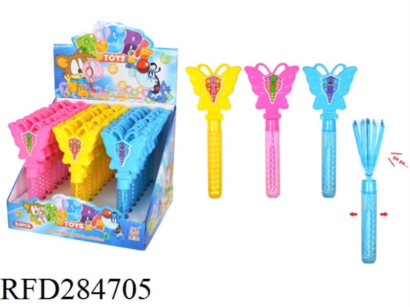 BUTTERFLY BUBBLE STICK(24 PCS)